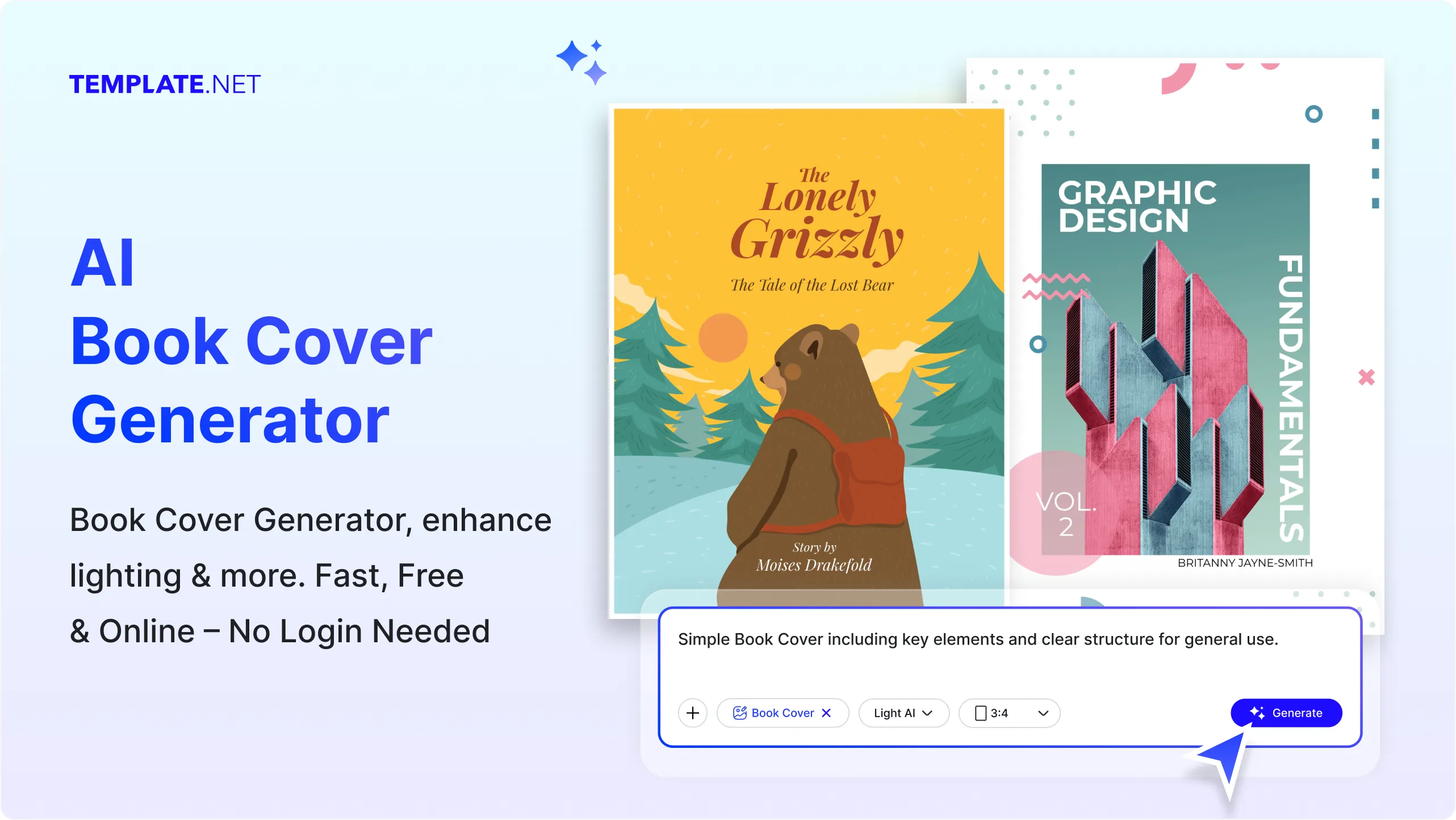 Free AI Book Cover Generator, Create Book Cover Images Online [ No Signup ]